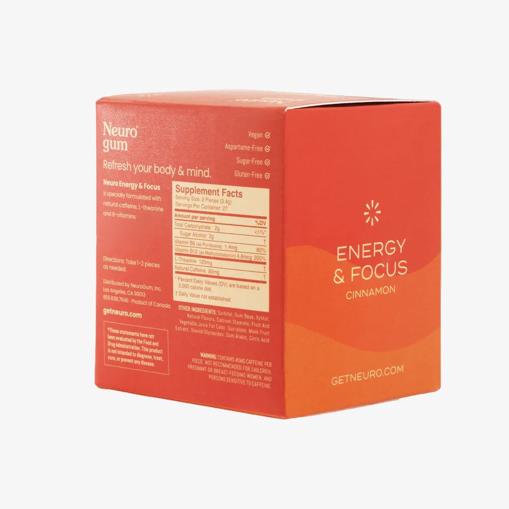 Neuro Gum Energy & Focus - Cinnamon - Image 1