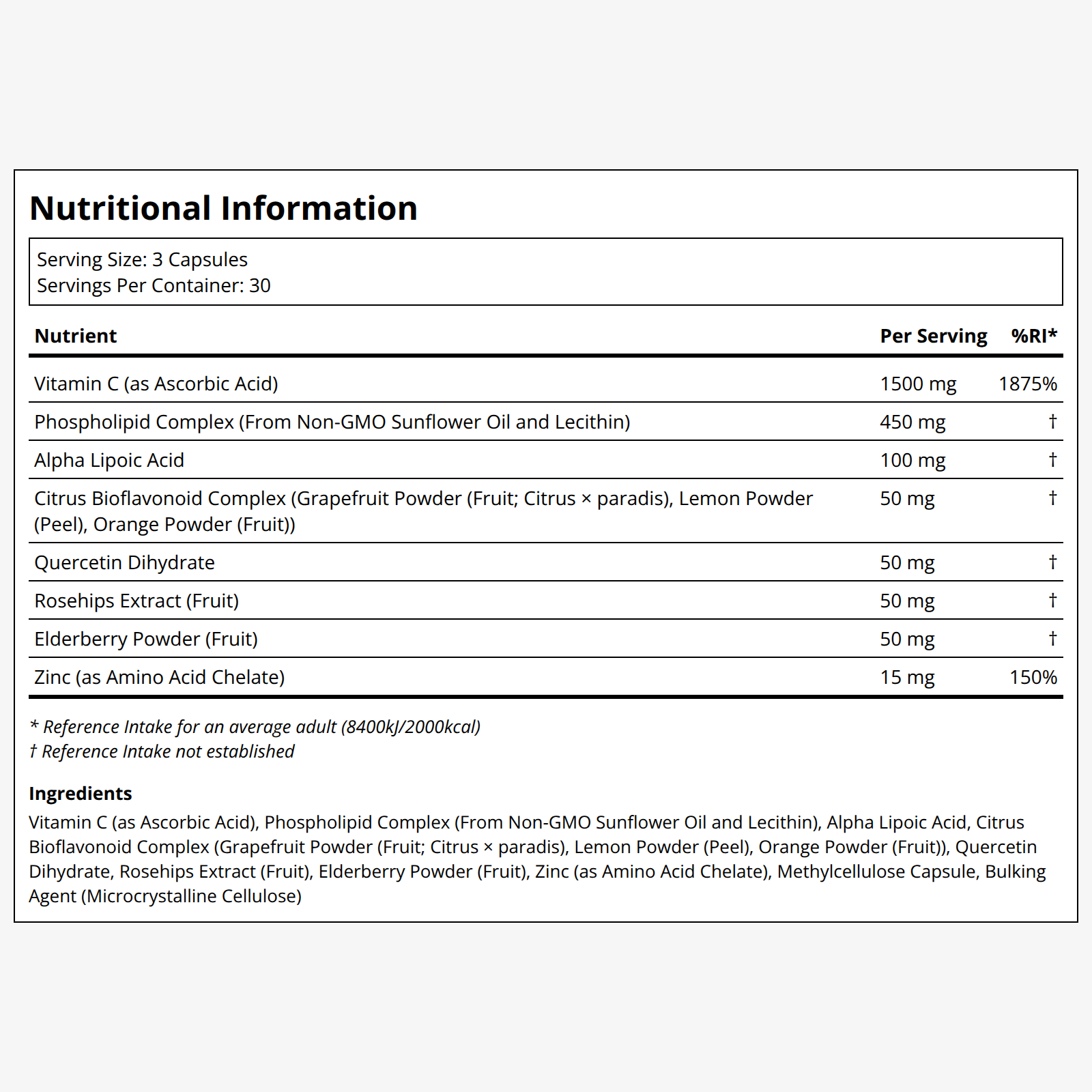 Codeage Liposomal Vitamin C+ - Image 3
