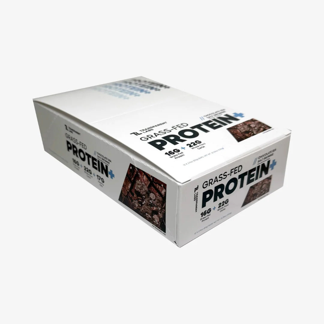Grass-Fed Protein + Bars Chocolate Sea Salt Brownie - Image 3